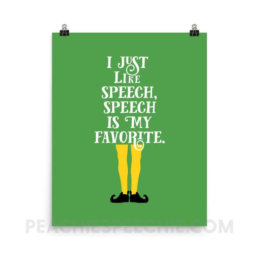 Speech is My Favorite Poster