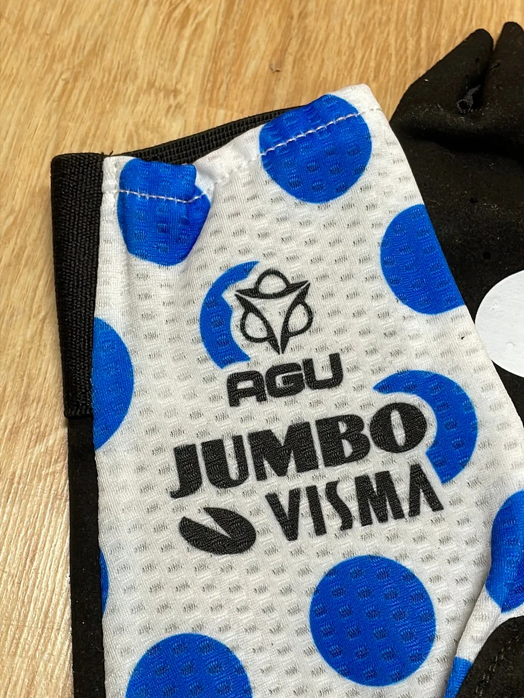 Team Jumbo Visma AGU Aero Gloves Polka Blue