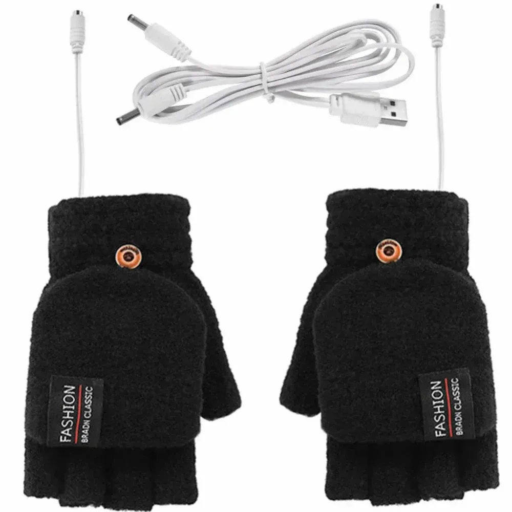 USB Heating Convertable Gloves