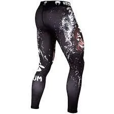 Venum-03143-001 GORILLA SPATS MEN COMPRESSSION TIGHTS PANTS XS-XXL Black