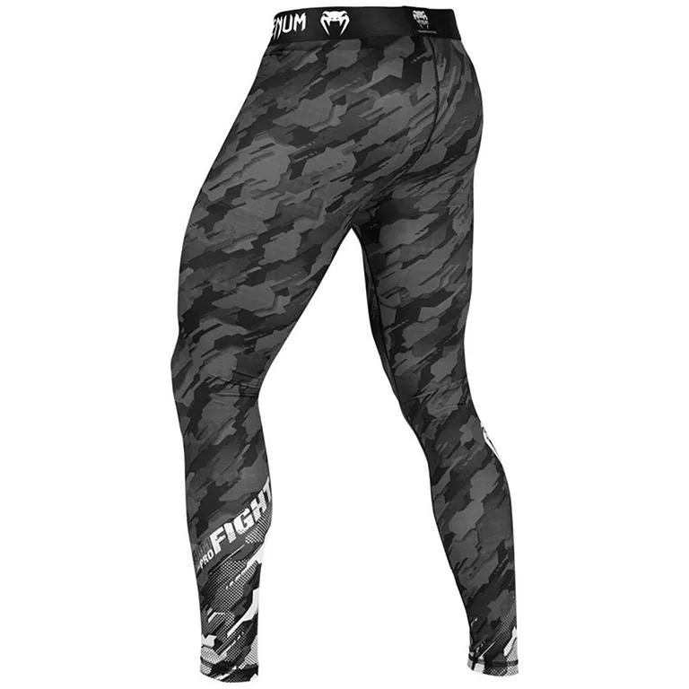 Venum-03144-052 TECMO SPATS MEN COMPRESSSION TIGHTS PANTS XS-XXL Dark Grey