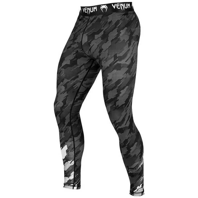 Venum-03144-052 TECMO SPATS MEN COMPRESSSION TIGHTS PANTS XS-XXL Dark Grey