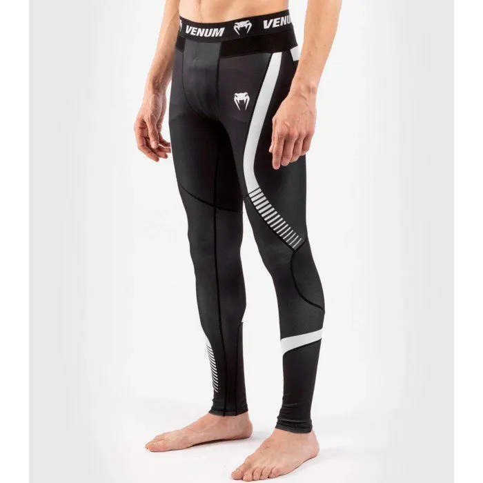 Venum-04237-108 NoGi 3.0 SPATS MEN COMPRESSSION TIGHTS PANTS XS-XXL Black White