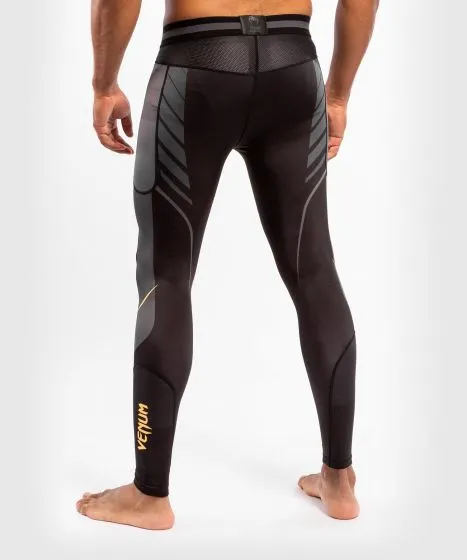 Venum-04291-126 Athletics MEN COMPRESSSION TIGHTS PANTS S-XXL Black Gold