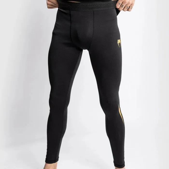 Venum-04309-126 Tempest 2.0 MEN COMPRESSSION TIGHTS PANTS S-XXL Black Gold