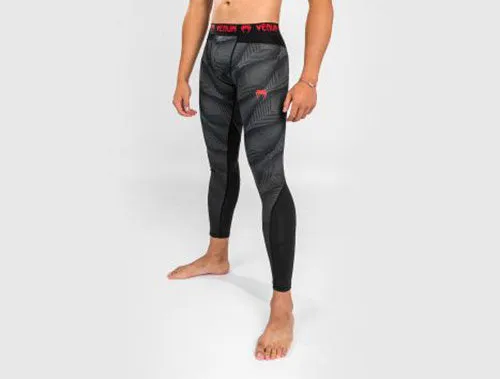 Venum-04696-100 PHANTOM SPATS MEN COMPRESSSION TIGHTS PANTS XS-XXL Black Red