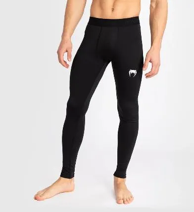 VENUM-05161-001 CONTENDER SPATS MEN COMPRESSSION TIGHTS PANTS M-L Black White