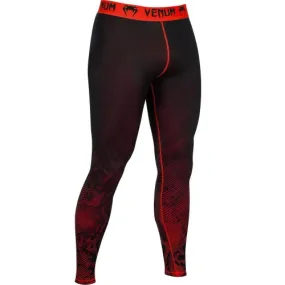 Venum-2077 FUSION SPATS MEN COMPRESSSION TIGHTS PANTS XS-XXL Red Black