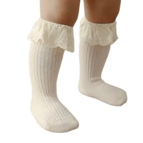 Vintage Ruffle Baby Socks