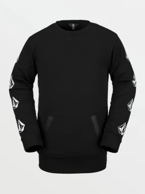 Volcom Let It Storm Crew Fleece Black