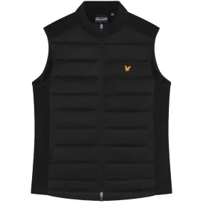 Wadded Golf Gilet Jet Black - AW24