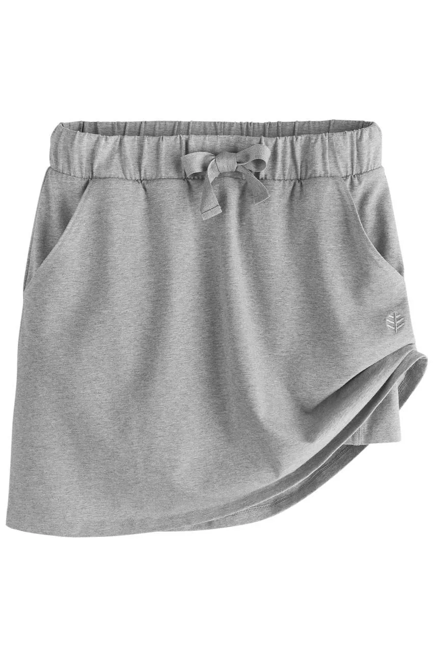 Women's Plaka Knit Skort  |  Grey Heather